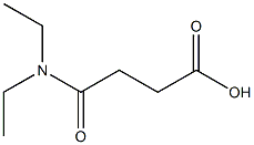 4-(diethylamino)-4-oxobutanoic acid Structure