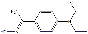 4-(diethylamino)-N'-hydroxybenzene-1-carboximidamide Structure