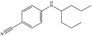 4-(heptan-4-ylamino)benzonitrile Structure