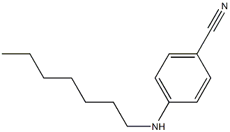 4-(heptylamino)benzonitrile 结构式