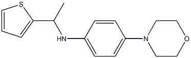 4-(morpholin-4-yl)-N-[1-(thiophen-2-yl)ethyl]aniline