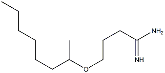 4-(octan-2-yloxy)butanimidamide Structure