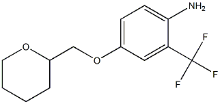 4-(oxan-2-ylmethoxy)-2-(trifluoromethyl)aniline Structure