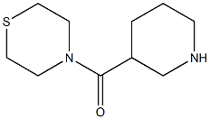 4-(piperidin-3-ylcarbonyl)thiomorpholine Structure