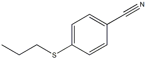 4-(propylsulfanyl)benzonitrile Structure
