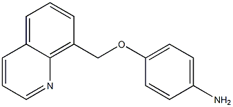 4-(quinolin-8-ylmethoxy)aniline Structure