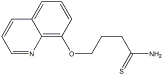 4-(quinolin-8-yloxy)butanethioamide Struktur