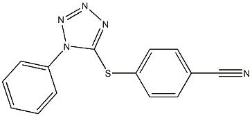  4-[(1-phenyl-1H-1,2,3,4-tetrazol-5-yl)sulfanyl]benzonitrile