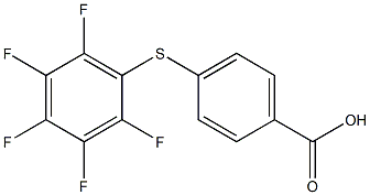4-[(2,3,4,5,6-pentafluorophenyl)sulfanyl]benzoic acid
