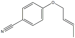 4-[(2E)-but-2-enyloxy]benzonitrile Struktur