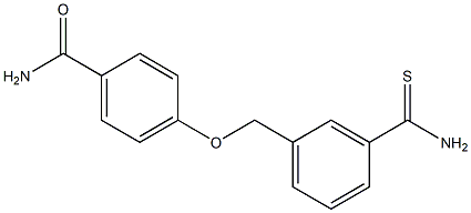 4-[(3-carbamothioylphenyl)methoxy]benzamide
