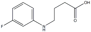 4-[(3-fluorophenyl)amino]butanoic acid Structure