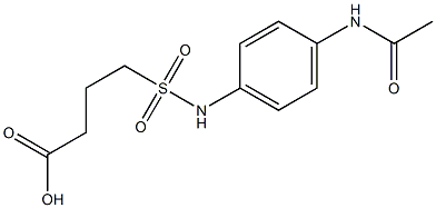 4-[(4-acetamidophenyl)sulfamoyl]butanoic acid
