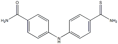 4-[(4-carbamothioylphenyl)amino]benzamide Struktur