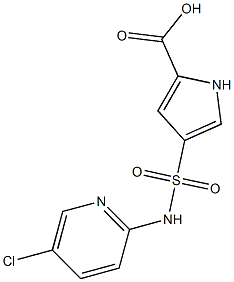  4-[(5-chloropyridin-2-yl)sulfamoyl]-1H-pyrrole-2-carboxylic acid