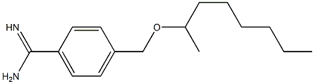 4-[(octan-2-yloxy)methyl]benzene-1-carboximidamide Struktur
