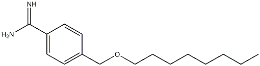 4-[(octyloxy)methyl]benzene-1-carboximidamide Struktur