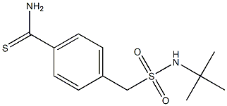 4-[(tert-butylsulfamoyl)methyl]benzene-1-carbothioamide Structure