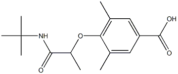 4-[1-(tert-butylcarbamoyl)ethoxy]-3,5-dimethylbenzoic acid