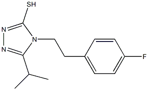 4-[2-(4-fluorophenyl)ethyl]-5-(propan-2-yl)-4H-1,2,4-triazole-3-thiol