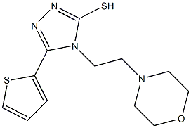 4-[2-(morpholin-4-yl)ethyl]-5-(thiophen-2-yl)-4H-1,2,4-triazole-3-thiol Structure