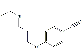 4-[3-(propan-2-ylamino)propoxy]benzonitrile