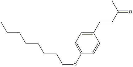 4-[4-(octyloxy)phenyl]butan-2-one Structure