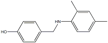 4-{[(2,4-dimethylphenyl)amino]methyl}phenol Structure