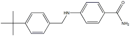 4-{[(4-tert-butylphenyl)methyl]amino}benzamide