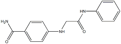 4-{[(phenylcarbamoyl)methyl]amino}benzamide