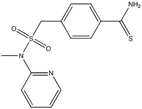 4-{[methyl(pyridin-2-yl)sulfamoyl]methyl}benzene-1-carbothioamide