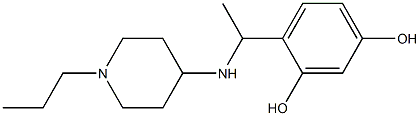  4-{1-[(1-propylpiperidin-4-yl)amino]ethyl}benzene-1,3-diol