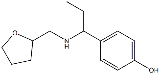4-{1-[(oxolan-2-ylmethyl)amino]propyl}phenol