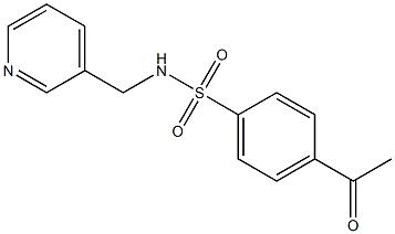 4-acetyl-N-(pyridin-3-ylmethyl)benzene-1-sulfonamide