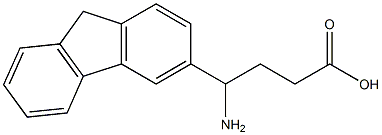 4-amino-4-(9H-fluoren-3-yl)butanoic acid Structure