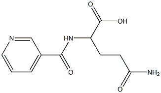 4-carbamoyl-2-(pyridin-3-ylformamido)butanoic acid