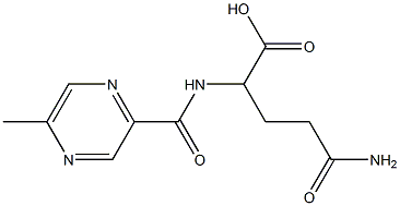 4-carbamoyl-2-[(5-methylpyrazin-2-yl)formamido]butanoic acid