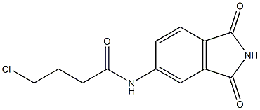 4-chloro-N-(1,3-dioxo-2,3-dihydro-1H-isoindol-5-yl)butanamide Struktur