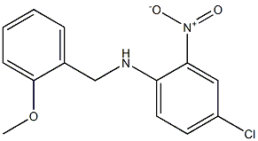  4-chloro-N-[(2-methoxyphenyl)methyl]-2-nitroaniline
