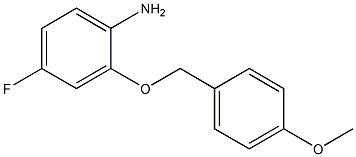 4-fluoro-2-[(4-methoxyphenyl)methoxy]aniline