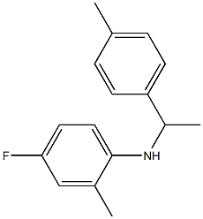 4-fluoro-2-methyl-N-[1-(4-methylphenyl)ethyl]aniline