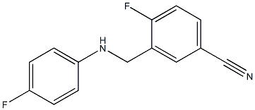 4-fluoro-3-{[(4-fluorophenyl)amino]methyl}benzonitrile