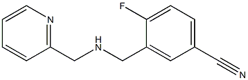 4-fluoro-3-{[(pyridin-2-ylmethyl)amino]methyl}benzonitrile