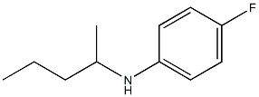4-fluoro-N-(pentan-2-yl)aniline 化学構造式