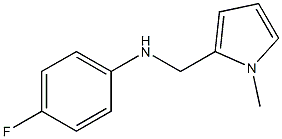 4-fluoro-N-[(1-methyl-1H-pyrrol-2-yl)methyl]aniline|