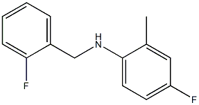 4-fluoro-N-[(2-fluorophenyl)methyl]-2-methylaniline