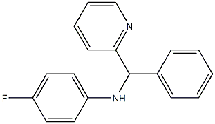  4-fluoro-N-[phenyl(pyridin-2-yl)methyl]aniline