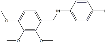 4-iodo-N-[(2,3,4-trimethoxyphenyl)methyl]aniline