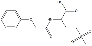 4-methanesulfonyl-2-(2-phenoxyacetamido)butanoic acid Structure