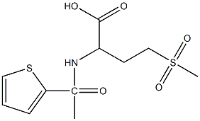 4-methanesulfonyl-2-[1-(thiophen-2-yl)acetamido]butanoic acid